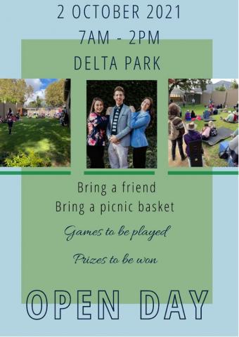 Open day - 2 oct
