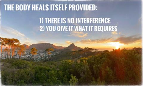 The body heals itself